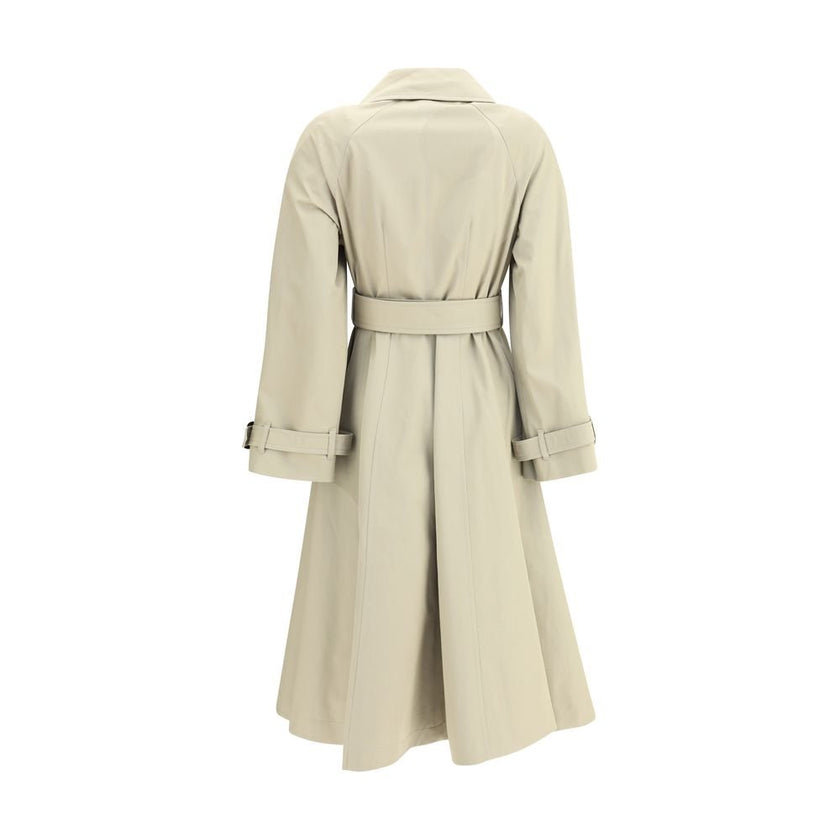 Burberry Beige Cotton Coat - HOLLIN STUDIO