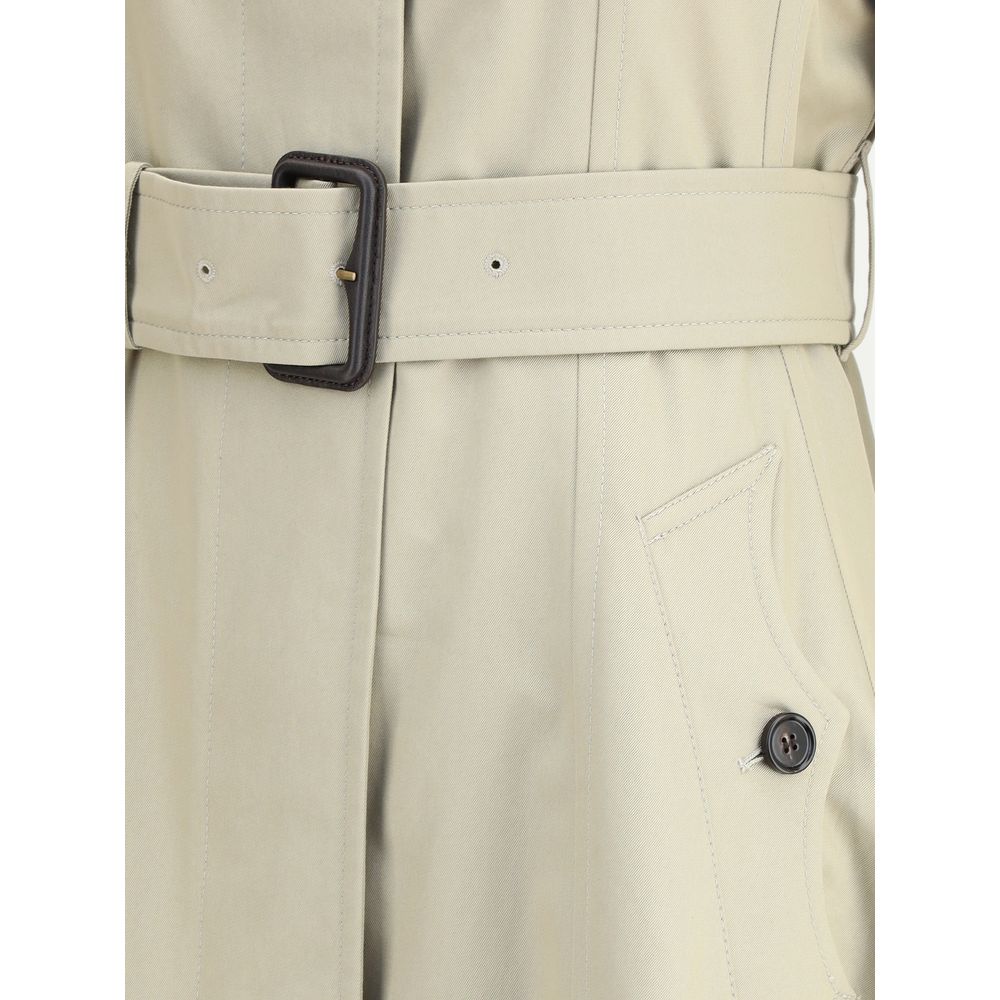 Burberry Beige Cotton Coat - HOLLIN STUDIO