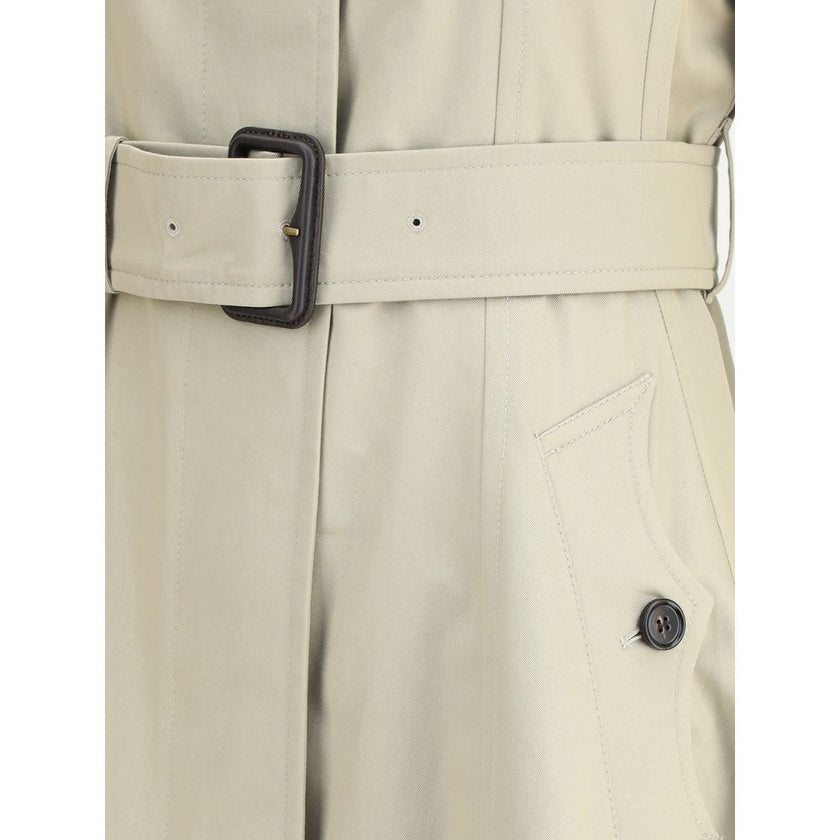 Burberry Beige Cotton Coat - HOLLIN STUDIO
