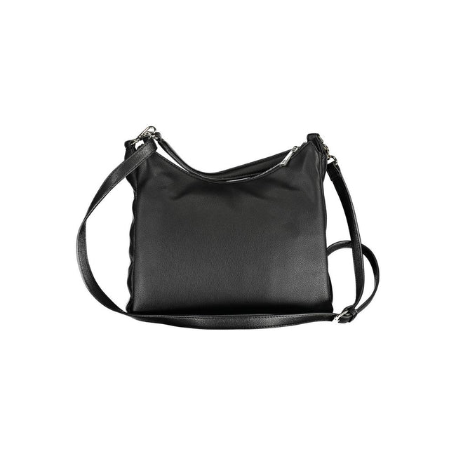 BYBLOS Black Polyurethane Women Handbag - HOLLIN STUDIO
