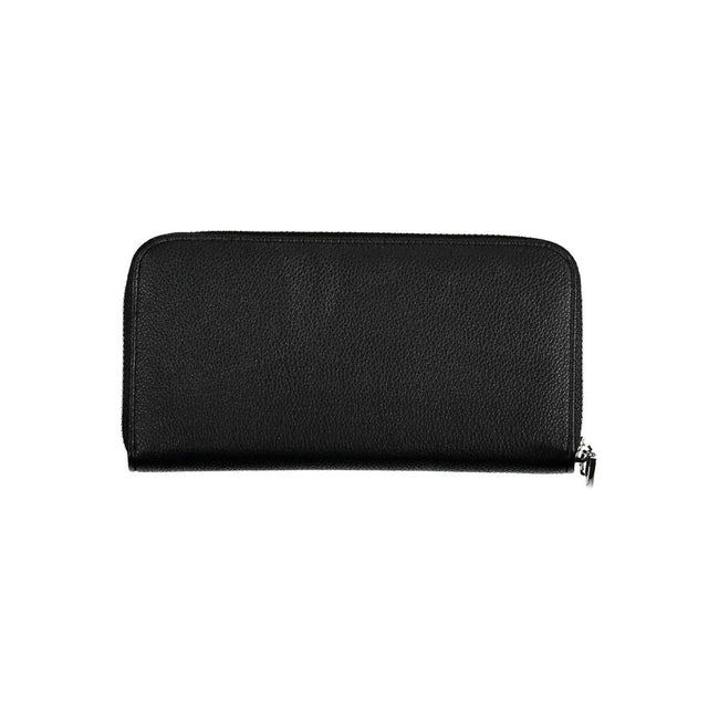 BYBLOS Black Polyurethane Women Wallet - HOLLIN STUDIO