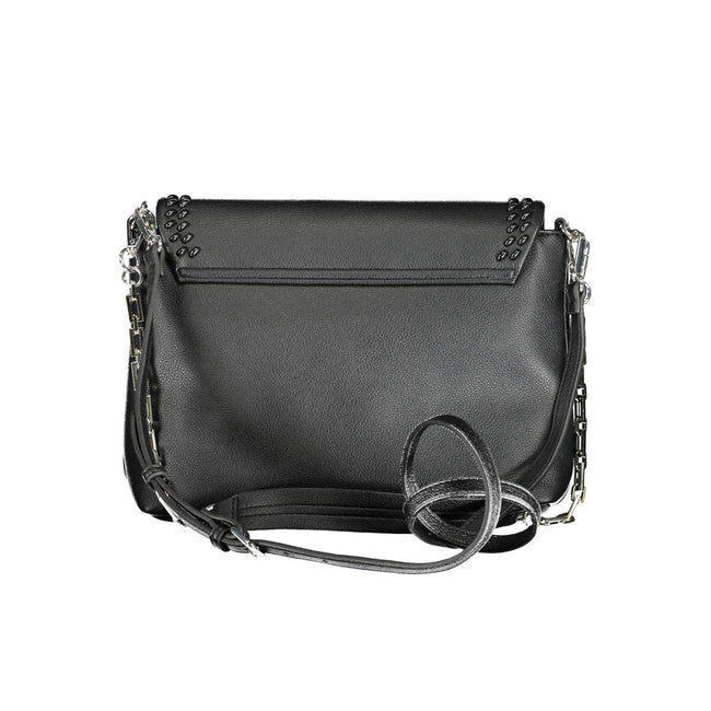 BYBLOS Black Polyurethane Women's Shoulder Bag - HOLLIN STUDIO