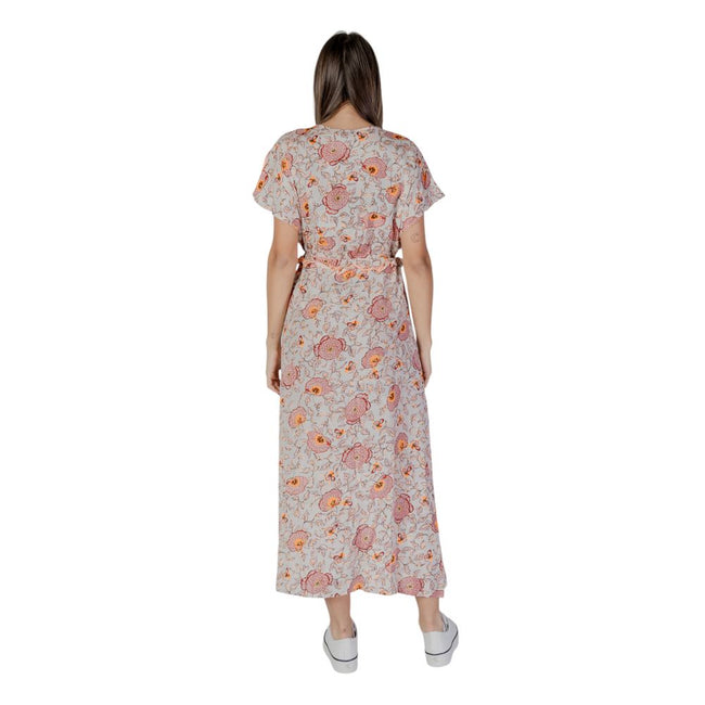 B.Young Multicolor Cotton Long Dress - HOLLIN STUDIO