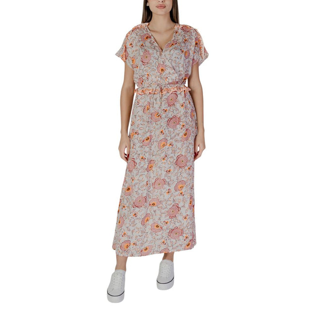 B.Young Multicolor Cotton Long Dress - HOLLIN STUDIO