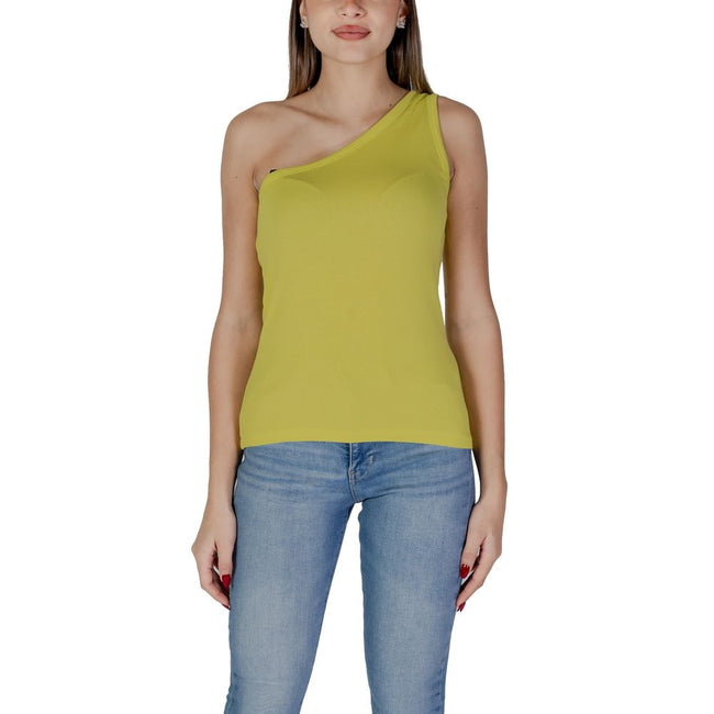 B.Young Yellow Cotton Top - HOLLIN STUDIO