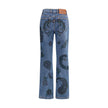 Etro Blue Cotton Flared Jeans - HOLLIN STUDIO
