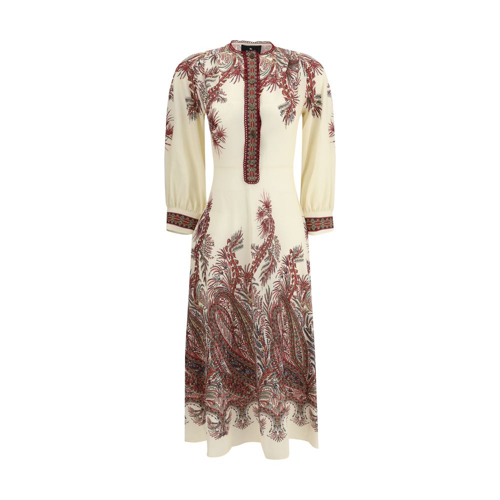 Etro Multicolor Polyester Casual Dress - HOLLIN STUDIO