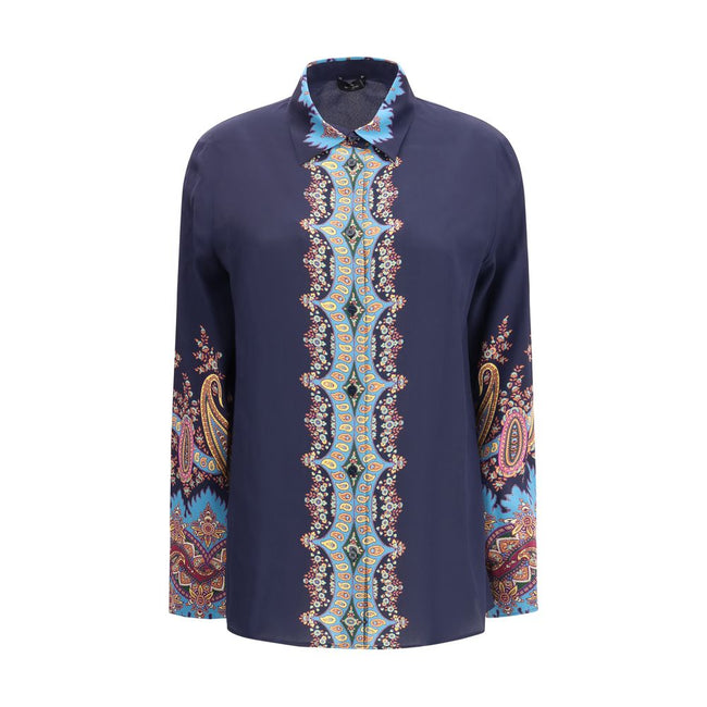 Etro Multicolor Silk Pattern Shirt - HOLLIN STUDIO