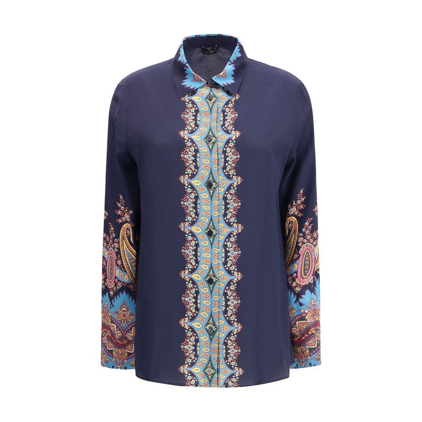 Etro Multicolor Silk Pattern Shirt - HOLLIN STUDIO