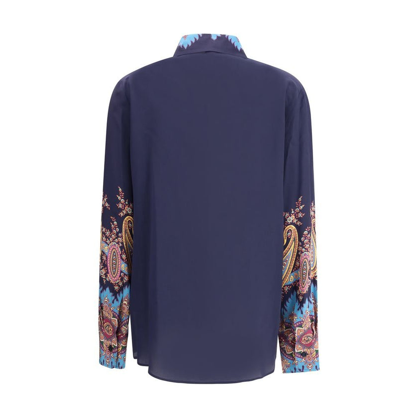 Etro Multicolor Silk Pattern Shirt - HOLLIN STUDIO