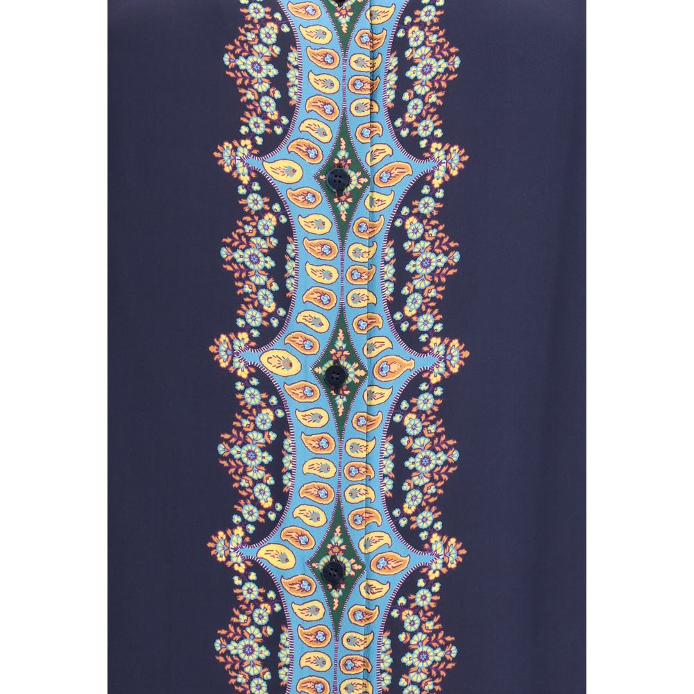 Etro Multicolor Silk Pattern Shirt - HOLLIN STUDIO