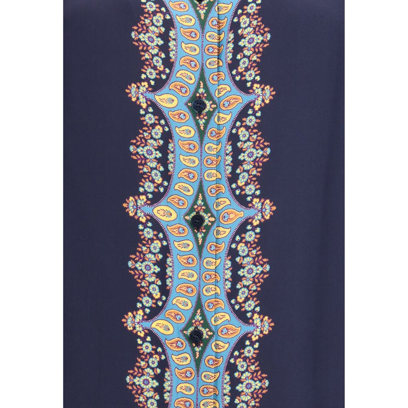 Etro Multicolor Silk Pattern Shirt - HOLLIN STUDIO