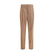 Fabiana Filippi Beige Fleece Wool Dress Pants - HOLLIN STUDIO