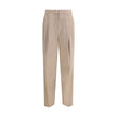 Fabiana Filippi Beige Fleece Wool Dress Pants - HOLLIN STUDIO