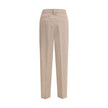 Fabiana Filippi Beige Fleece Wool Dress Pants - HOLLIN STUDIO