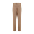 Fabiana Filippi Beige Fleece Wool Dress Pants - HOLLIN STUDIO