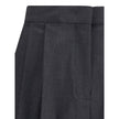 Fabiana Filippi Gray Fleece Wool Casual Pants - HOLLIN STUDIO