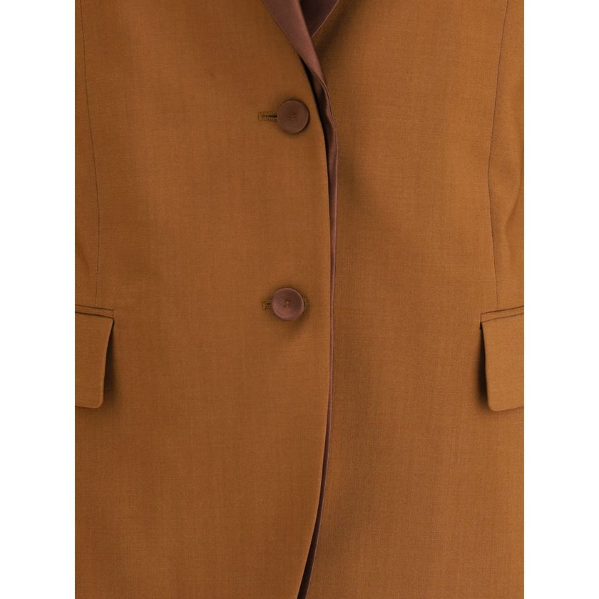 Fendi Brown Wool Blazer - HOLLIN STUDIO