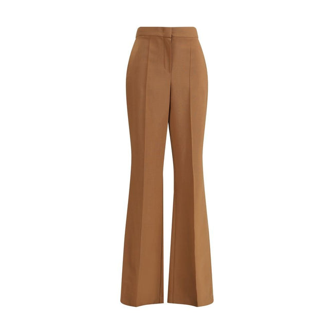 Fendi Brown Wool Flared Pants - HOLLIN STUDIO
