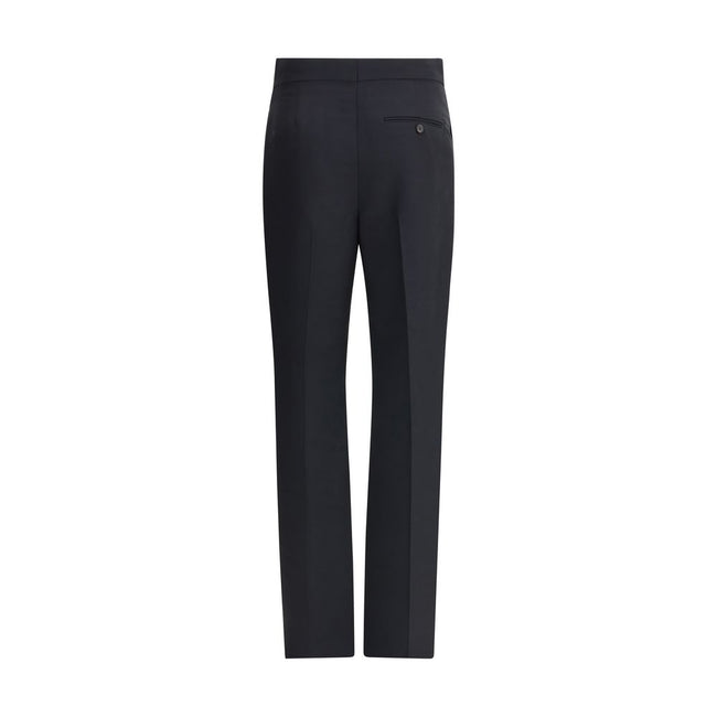 Ferragamo Black Viscose Casual Pants - HOLLIN STUDIO