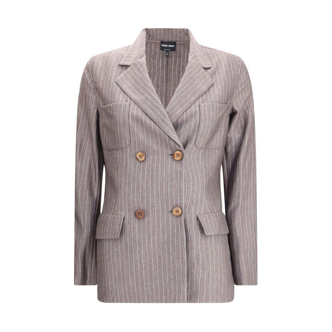 Giorgio Armani Brown Cashmere Blazer - HOLLIN STUDIO
