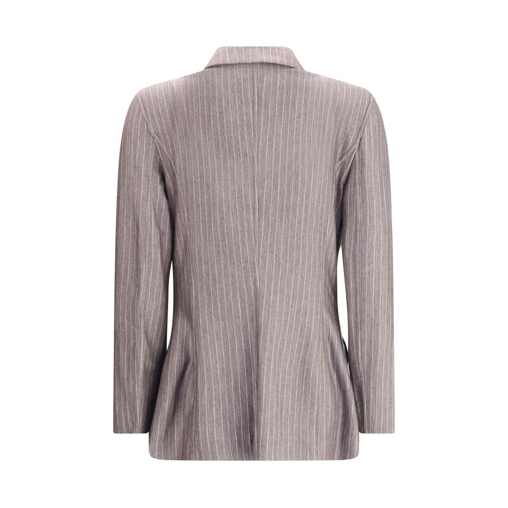 Giorgio Armani Brown Cashmere Blazer - HOLLIN STUDIO