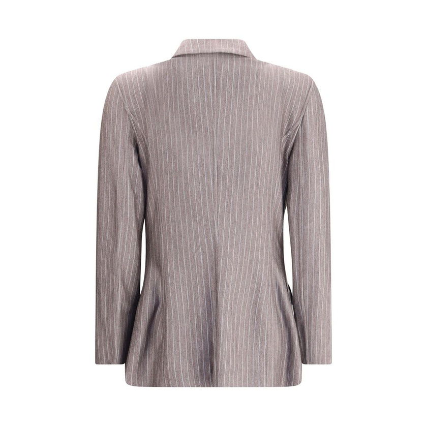 Giorgio Armani Brown Cashmere Blazer - HOLLIN STUDIO