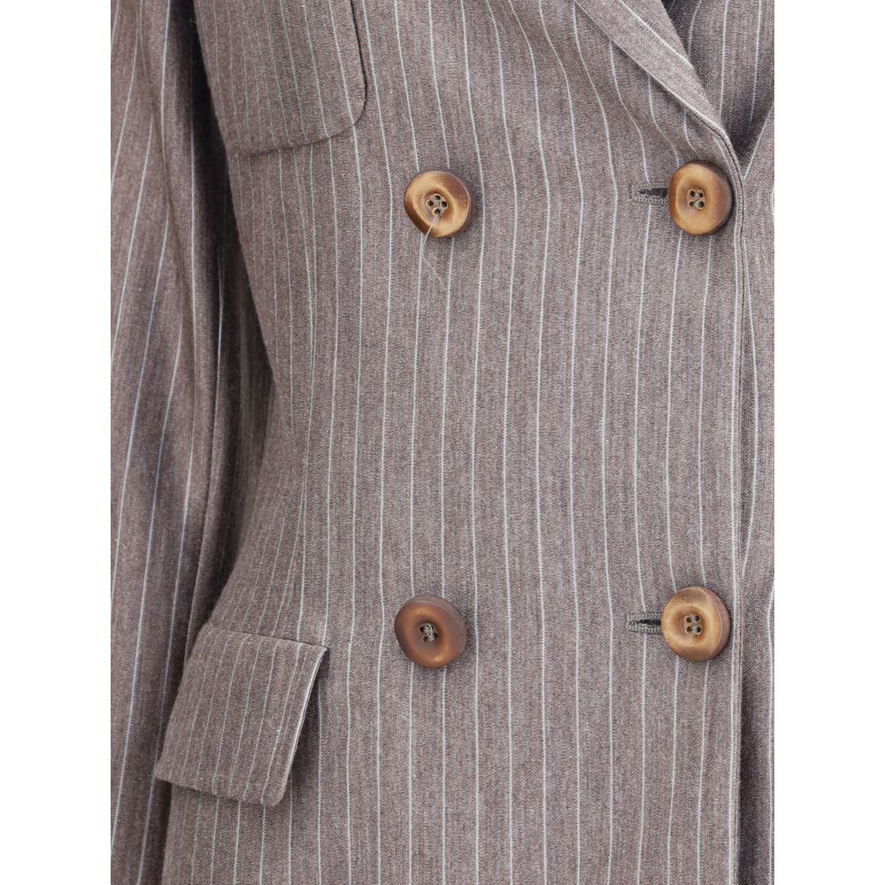 Giorgio Armani Brown Cashmere Blazer - HOLLIN STUDIO