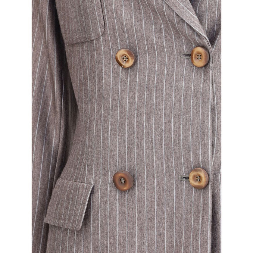 Giorgio Armani Brown Cashmere Blazer - HOLLIN STUDIO