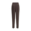 Giorgio Armani Brown Fleece Wool Casual Pants - HOLLIN STUDIO
