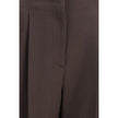 Giorgio Armani Brown Fleece Wool Casual Pants - HOLLIN STUDIO