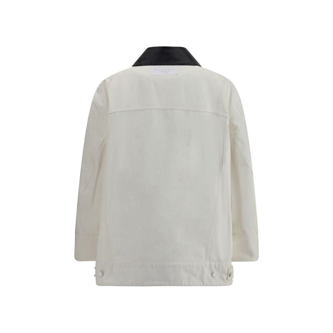 Givenchy White Cotton Denim Jacket - HOLLIN STUDIO