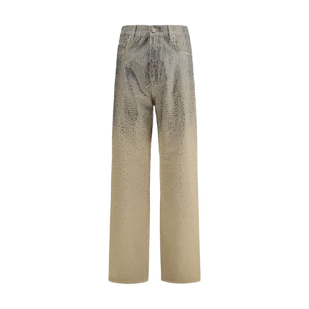 Golden Goose Bicolor Cotton Straight - Leg Jeans - HOLLIN STUDIO