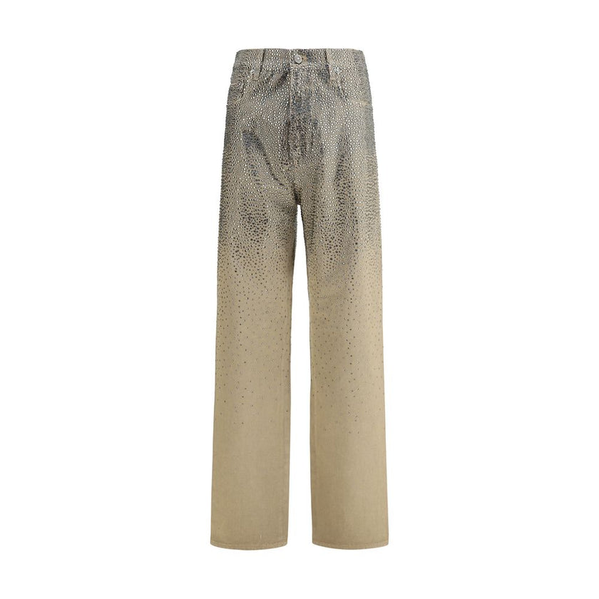 Golden Goose Bicolor Cotton Straight - Leg Jeans - HOLLIN STUDIO