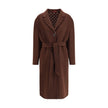 Gucci Brown Wool Coat - HOLLIN STUDIO