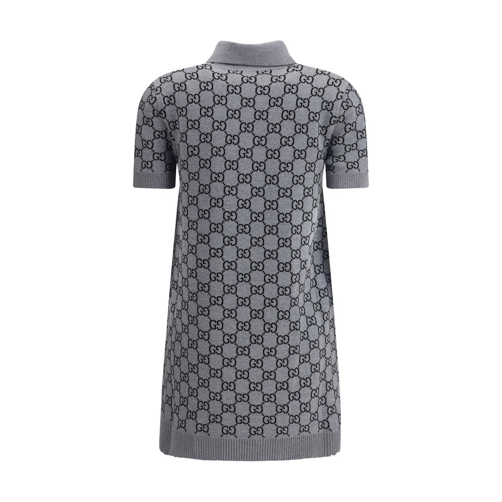 Gucci Gray Wool Casual Dress - HOLLIN STUDIO
