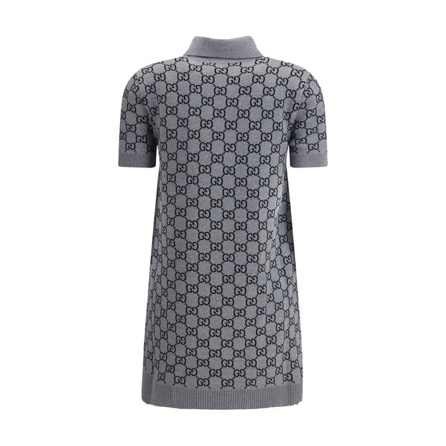 Gucci Gray Wool Casual Dress - HOLLIN STUDIO