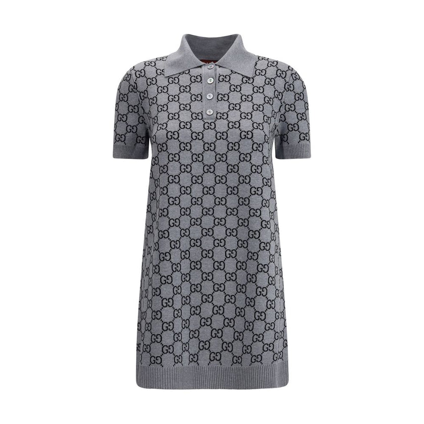 Gucci Gray Wool Casual Dress - HOLLIN STUDIO