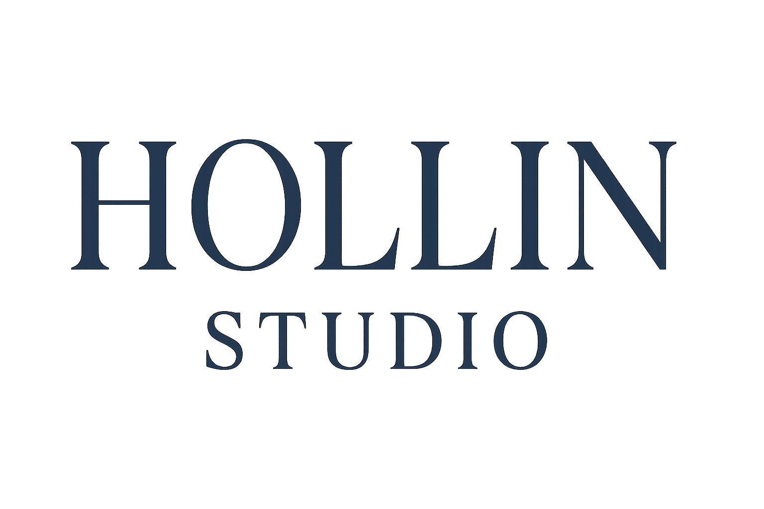 HOLLIN STUDIO logo with smaller studio text
