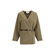 Jacob Cohen Brown Fleece Wool Coat - HOLLIN STUDIO