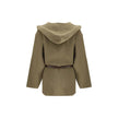 Jacob Cohen Brown Fleece Wool Coat - HOLLIN STUDIO