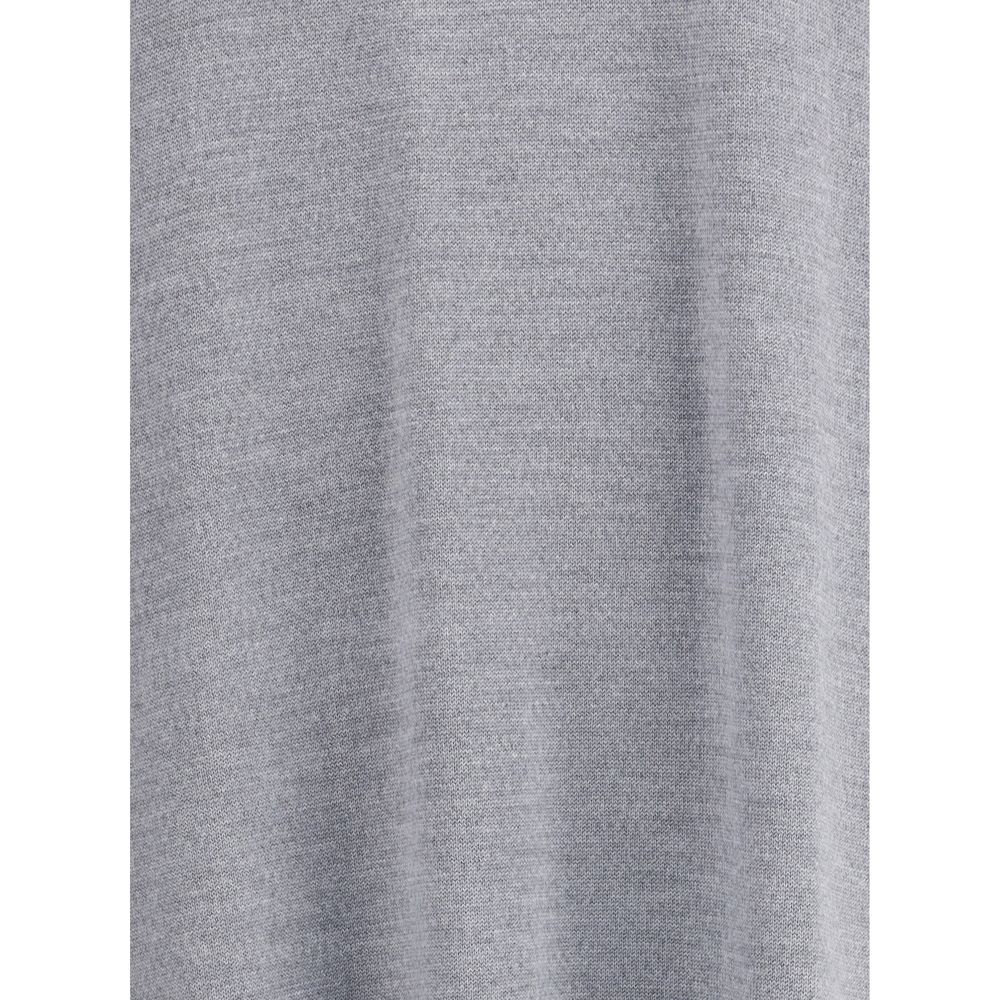 Khaite Gray Wool Casual Dress - HOLLIN STUDIO