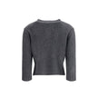 Loulou De Saison Gray Cashmere Sweatshirt - HOLLIN STUDIO
