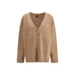 PINKO Beige Wool Cardigan - HOLLIN STUDIO