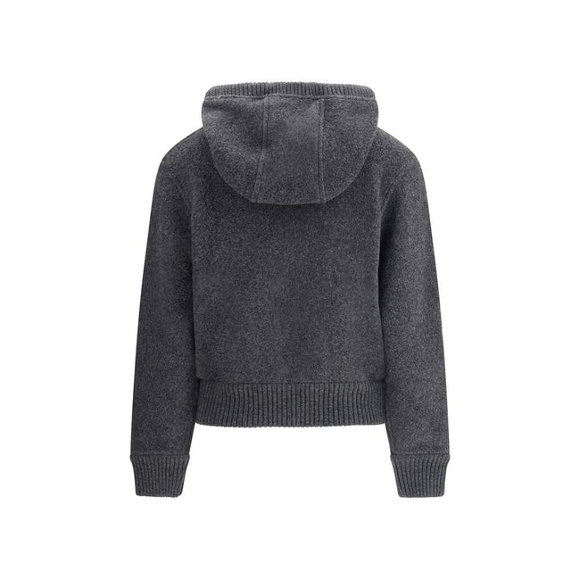 Thom Browne Gray Wool Sweatshirt - HOLLIN STUDIO