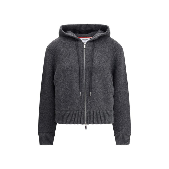 Thom Browne Gray Wool Sweatshirt - HOLLIN STUDIO