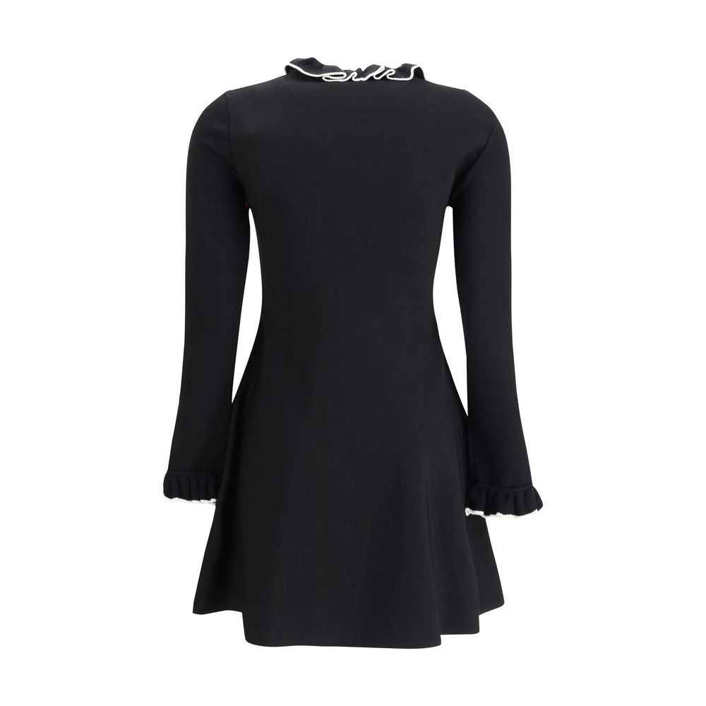 Valentino Black Viscose Casual Dress - HOLLIN STUDIO