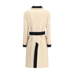 Valentino Cream Fleece Wool Coat - HOLLIN STUDIO