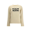 Valentino Cream Fleece Wool Sweatshirt - HOLLIN STUDIO
