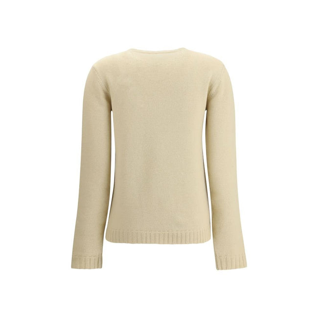 Valentino Cream Fleece Wool Sweatshirt - HOLLIN STUDIO